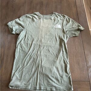 The North Face Men’s Olive Green Chest Logo Short Sleeve Tee